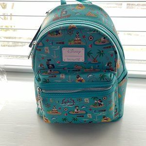 Loungefly Disney Mickey and Friends Sensational 6 Pirates Backpack New